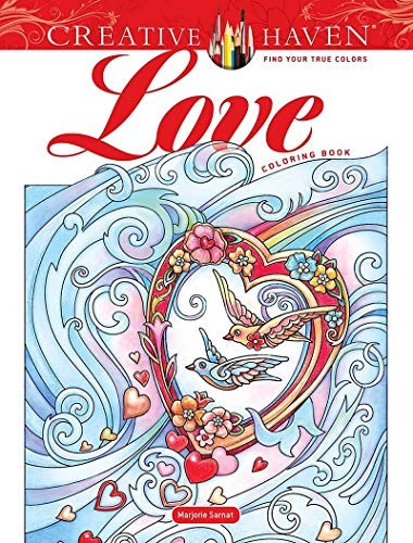 Sarnat Marjorie Creative Haven Love Coloring Book 