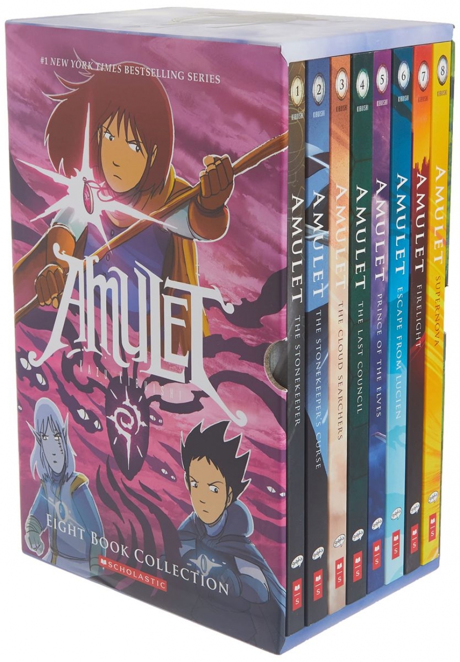 Kibuishi Kazu Amulet #1-8 Box Set 