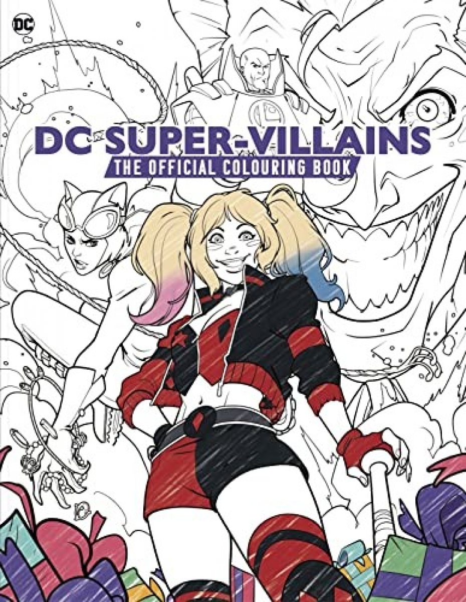 Books, Titan Dc: super-villains: the official colouring book 