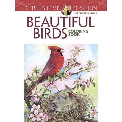 Barlowe Dot Creative Haven Beautiful Birds Coloring Book 