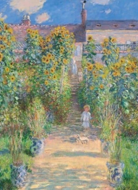 Monet Claude Artist's garden at vetheuil notebook 
