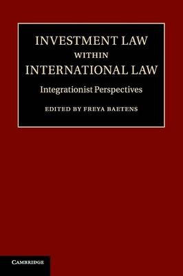 Baetens Investment Law within International Law 