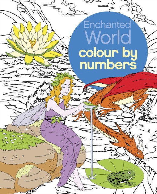 Colour by numbers enchanted world 