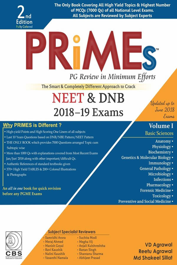Agrawal Primes Pg Review In Minimal Efforts Vol 1 Basic Sciences 2Ed The Smart And Completely Different Approach 