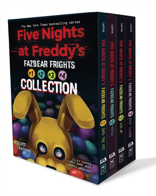 Cawthon Scott, Cooper Elley, West Carly Anne Five Nights at Freddy's Fazbear Frights Four Book Boxed Set 