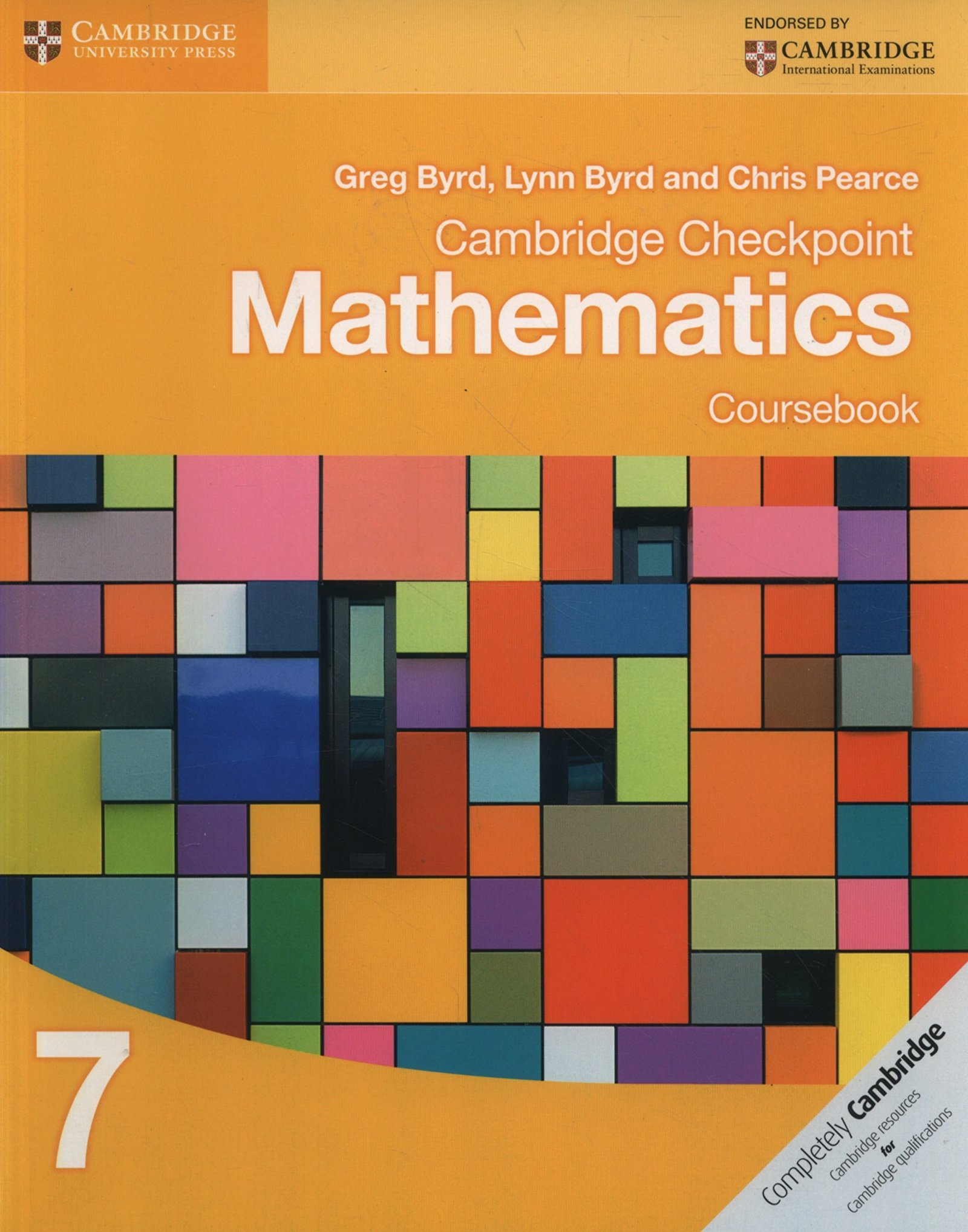 Byrd Greg Cambridge Checkpoint Mathematics Coursebook 7 