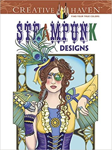 Noble Marty Creative Haven Steampunk Designs Coloring Book 
