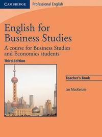 Ian Mackenzie English for Business Studies (Third Edition) Teacher's Book 