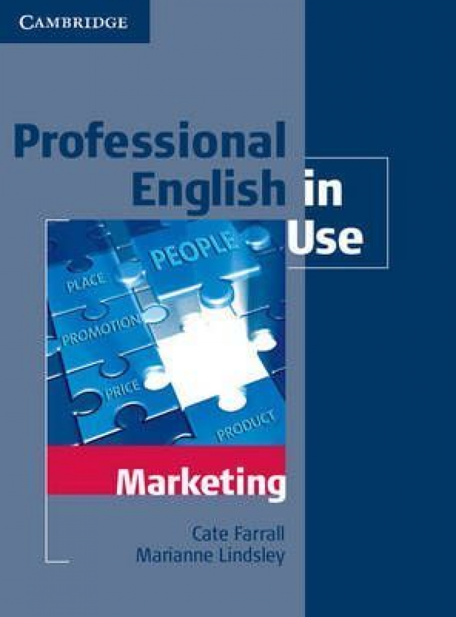 Cate Farrall and Marianne Lindsley Professional English in Use Marketing Book with answers 
