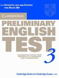 Cambridge ESOL Cambridge Preliminary English Test 3 Student's Book 