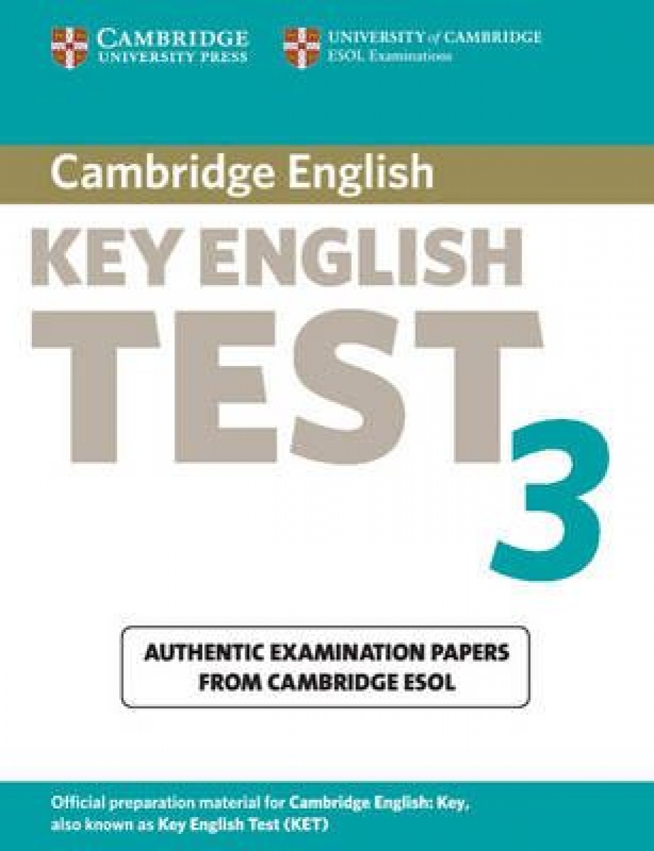 Cambridge Key English Test 3 Student's Book 