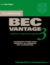 Cambridge BEC (business english course) Vantage 3 Self Study Pack (+ 2 Audio CDs) 