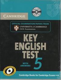 Cambridge Key English Test 5 Self Study Pack (Student's Book with answers and Audio CD) 