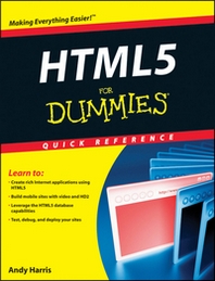 Andy Harris HTML5 For Dummies  Quick Reference 