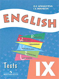  . .,  . . English 9. Tests.  .  .  .	 