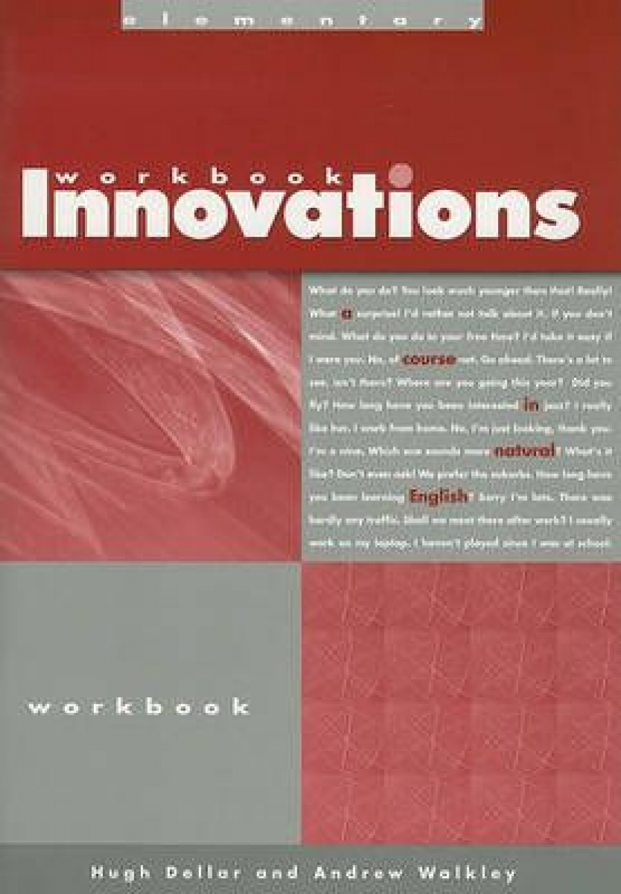 Hugh Dellar, Andrew Walkley Innovations Elementary Workbook with key 