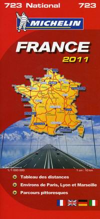France Main Roads Atlas 2011 