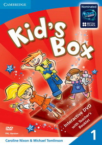 Caroline Nixon and Michael Tomlinson Kid's Box Level 1 Interactive DVD PAL with Teacher's Booklet 
