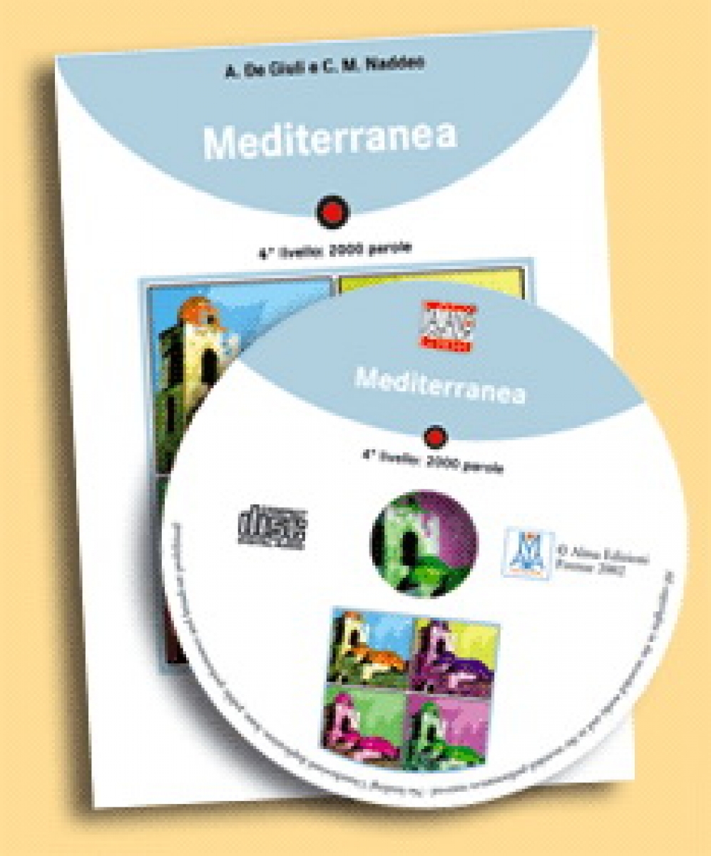 Ciro Massimo Naddeo, Alessandro De Giuli Italiano Facile Adulti B1: Mediterranea + CD audio 