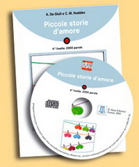 Ciro Massimo Naddeo, Alessandro De Giuli Italiano Facile Adulti B1: Piccole storie d'amore + CD audio 