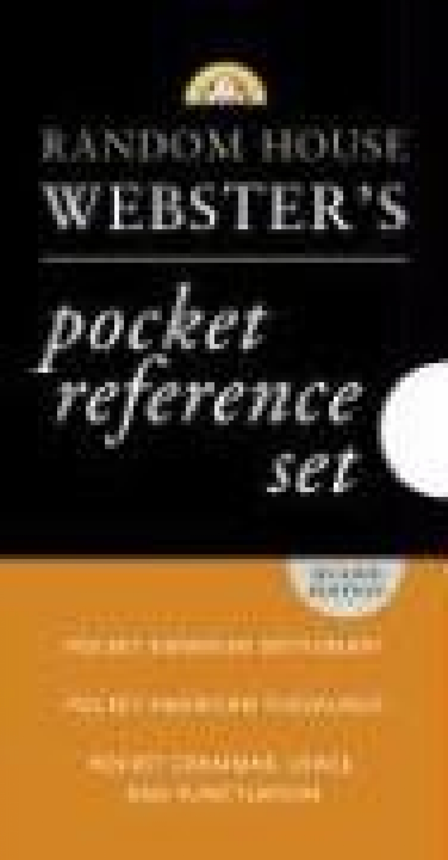 Random House Webster's Pocket Reference Boxed Set (3 books), 2nd Edition 