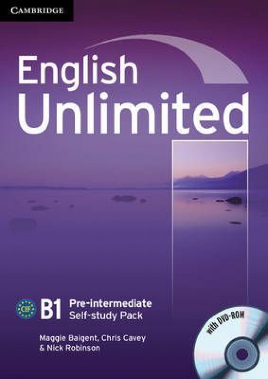 Maggie Baigent, Chris Cavey, Nick Robinson English Unlimited Pre-intermediate Self-study Pack Workbook with DVD 