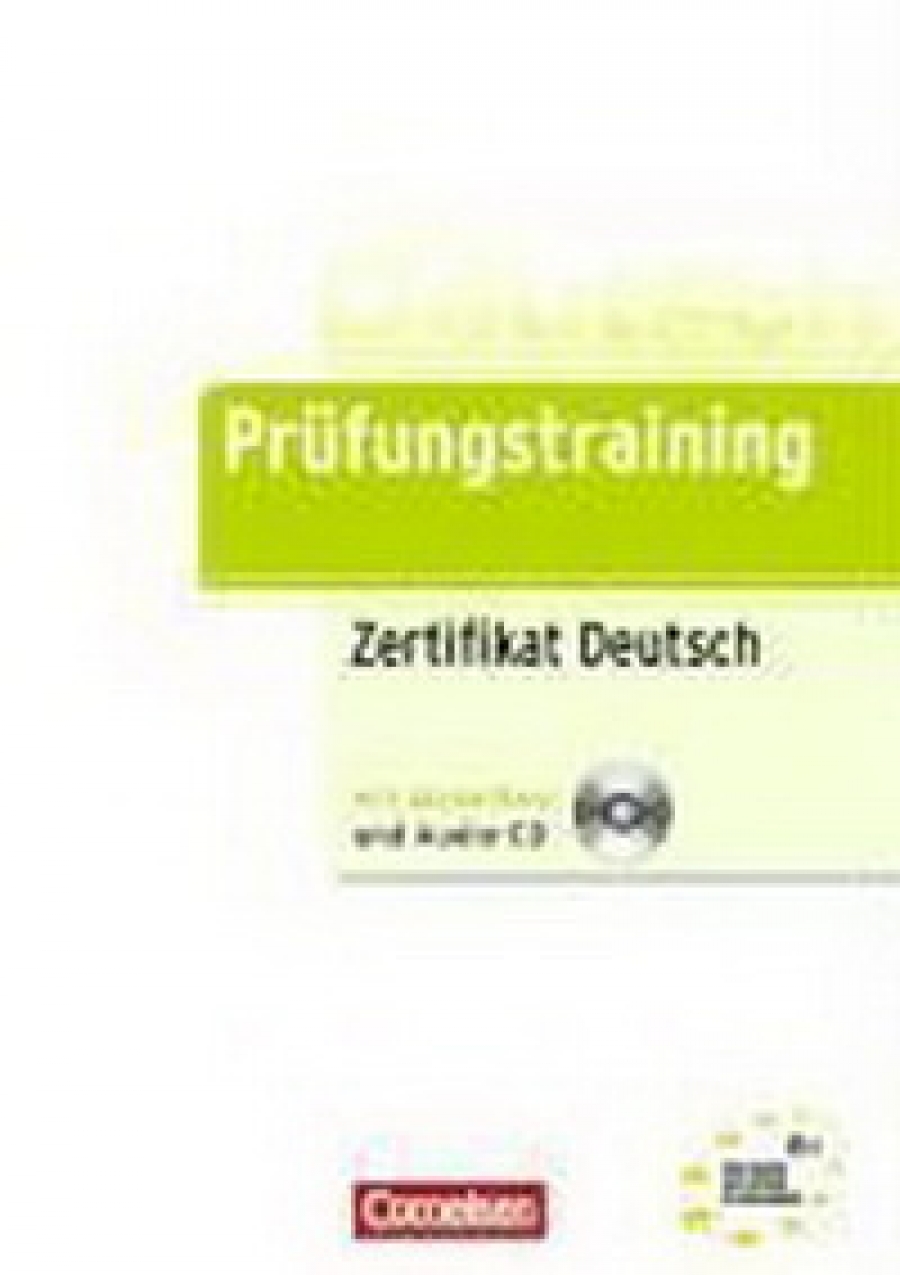 Dieter Maenner Prufungstraining DaF: Zertifikat Deutsch - Ubungsbuch mit CD 