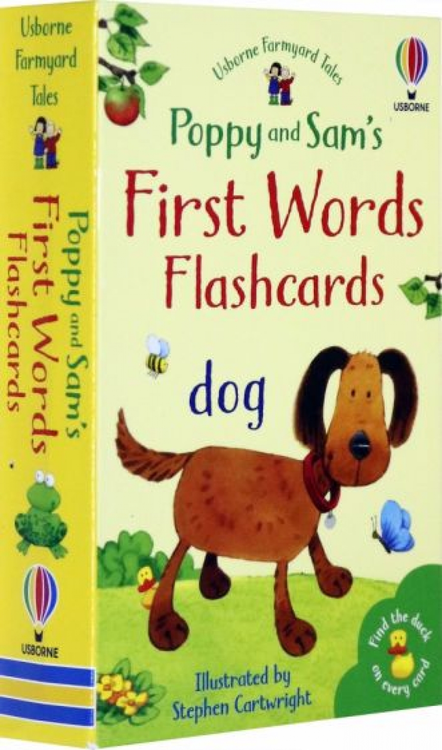 Heather Amery UFT Poppy and Sam's First Words Flashcards Dog 