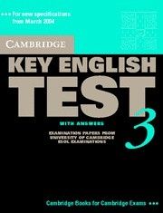 Cambridge Key English Test 3 Self Study Pack (Student's Book with answers and Audio CD) 