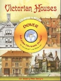 Dover Victorian Houses CD-ROM and Book 