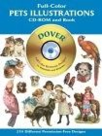 Dover Full-Color Pets Illustrations CD-ROM and Book 