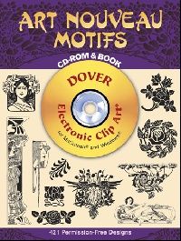 Dover Art Nouveau Motifs CD-ROM and Book 