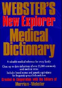 Websters New Explorer Medical Dictionary 