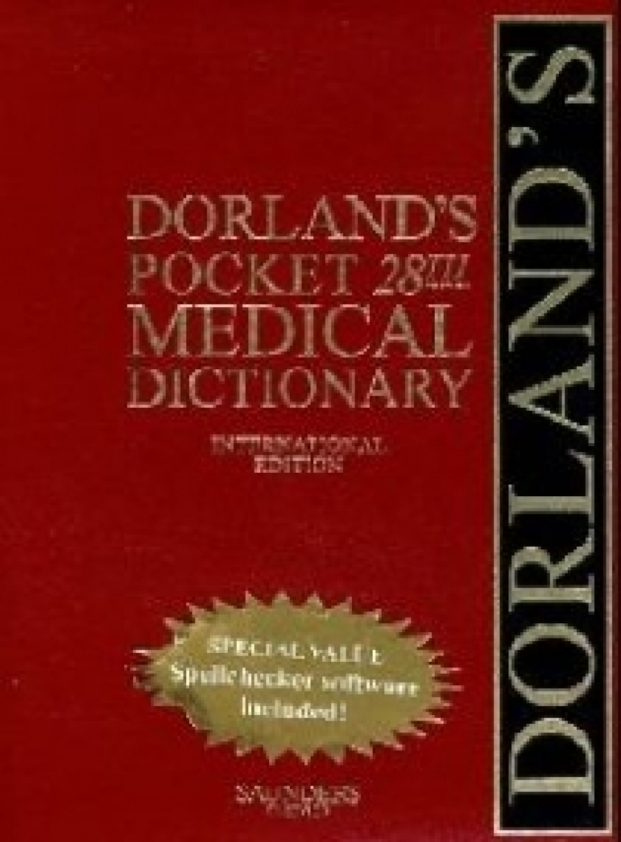 Dorland Dorland's Pocket Medical Dictionary 28 IE + CD 