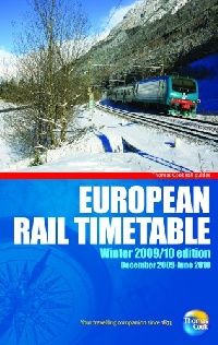 European rail timetable winter 2009-10 