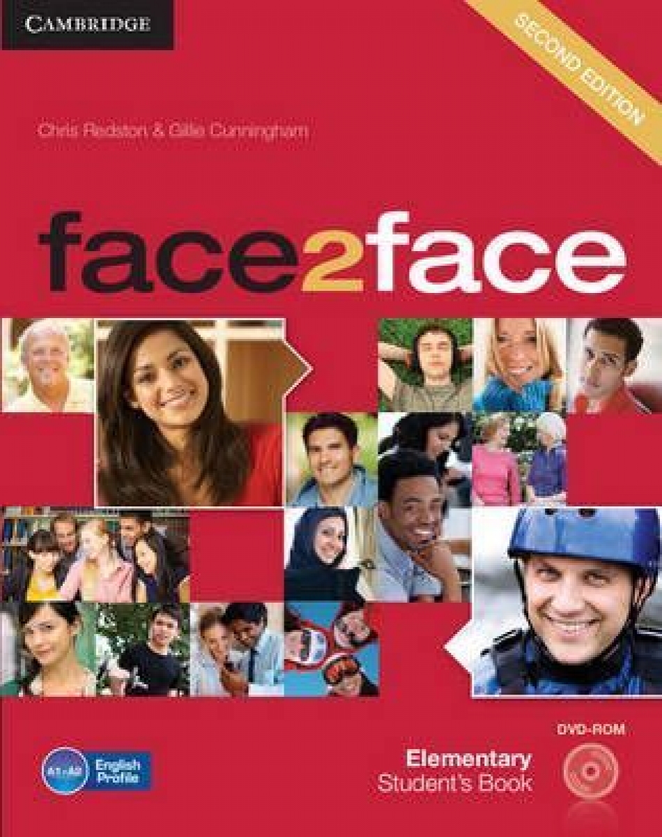Chris Redston and Gillie Cunningham face2face. Elementary. Student's Book with DVD-ROM (Second Edition) 