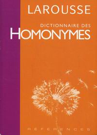 Dictionnaire Des Homonymes 