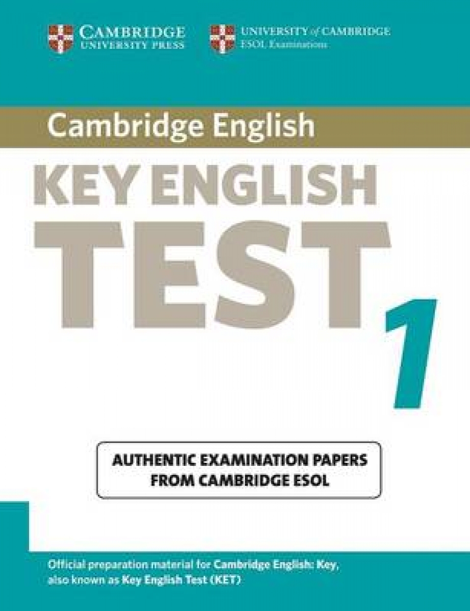 Cambridge ESOL Cambridge Key English Test 1 Student's Book 