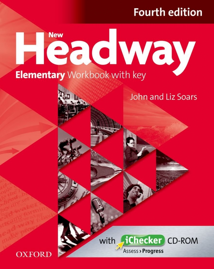 Liz and John Soars New Headway Elementary Fourth Edition Workbook and iChecker with Key 