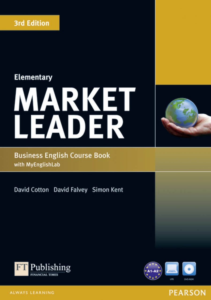 Cotton D. Market Leader 3rd Edition Elementary Coursebook with DVD-ROM and MyLab Access Code Pack 