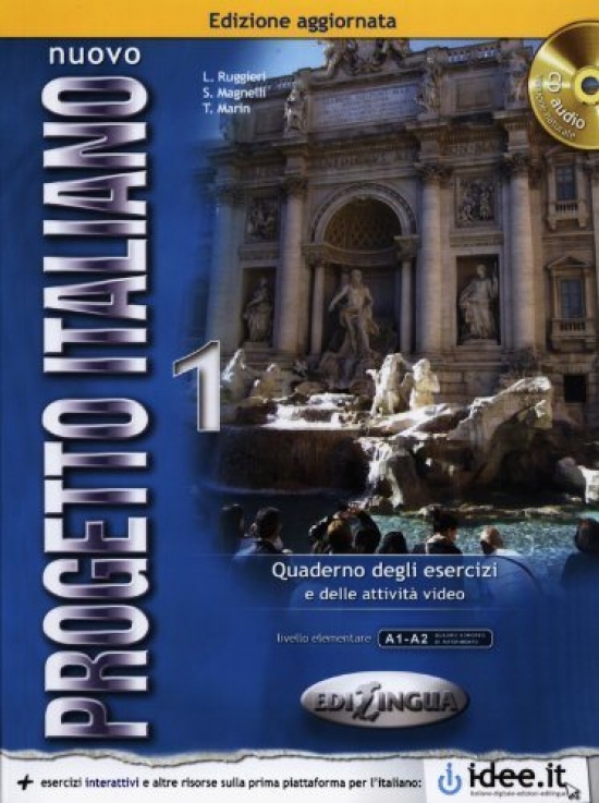 T. Marin - S. Magnelli Nuovo Progetto italiano 1 - Quaderno degli Esercizi + attivita video + CD audio 