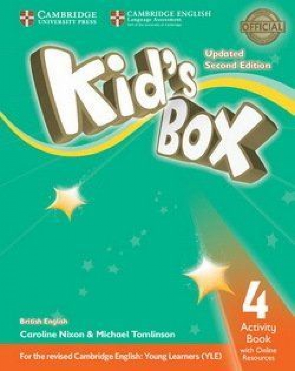 Caroline Nixon, Michael Tomlinson Kids Box Updated Second Edition 4 Activity Book + Online Resource 