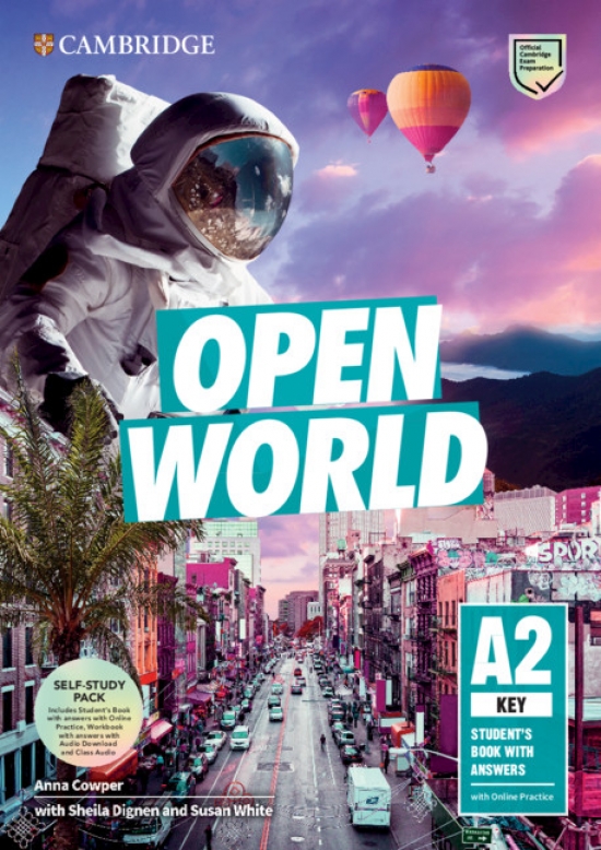Dignen S., Cowper A., White S. Open World A2 Key (KET). Self-Study Pack. Student's Book with Answers, Online Practice, Workbook with Answers & Audio Download & Class Audio 