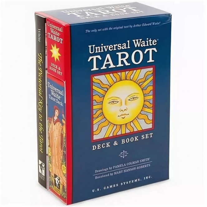 UNIVERSAL WAITE TAROT DECK/BOOK SET 
