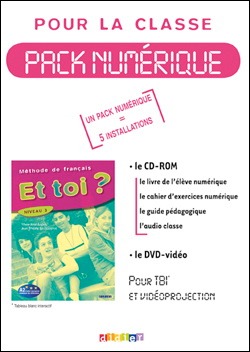 Le Bougnec, J-T. et al. Et toi? 3 Pack numerique 5 licences pour la classe CD Rom + DVD 
