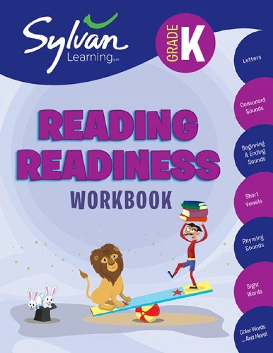Sylvan Learning Kindergarten Reading Readiness Workbook 