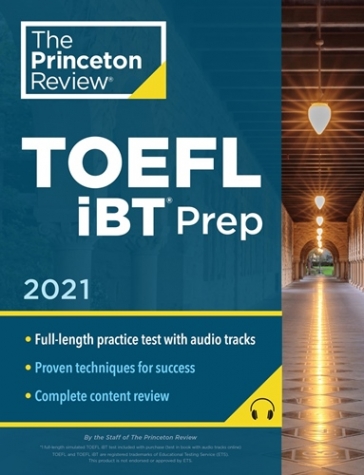 Princeton Review TOEFL iBT Prep +audio, 2021 