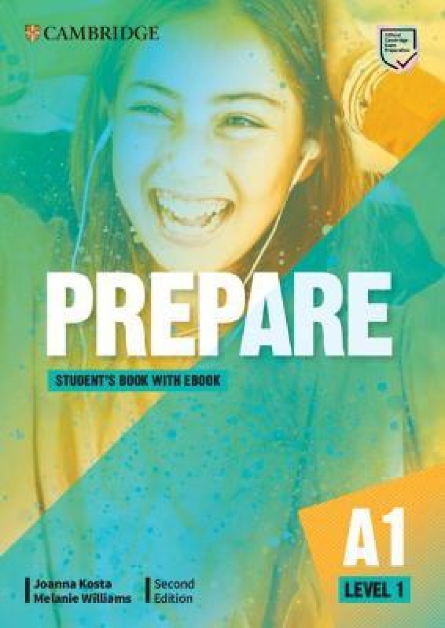 Joanna Kosta , Melanie Williams Prepare A1 Level 1 Student's Book with eBook. Second Edition 