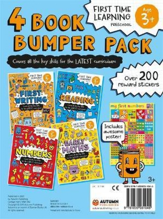 First Time Learning: 4 Book Bumper Pack 3+ 
