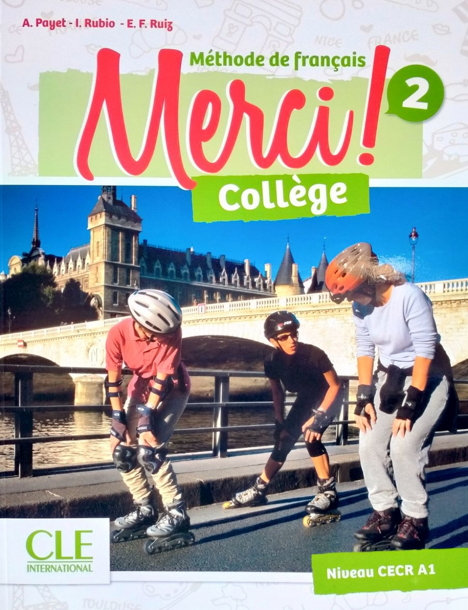 Adrien Payet Merci! College 2 (A1) Livre de l'eleve + Cahier d'activites + DVD 